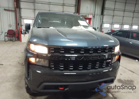 2021 Chevrolet Silverado 1500 4Wd Short Bed Custom Trail Boss z USA, uszkodzony, nr VIN 1GCPYCEF4MZ289181